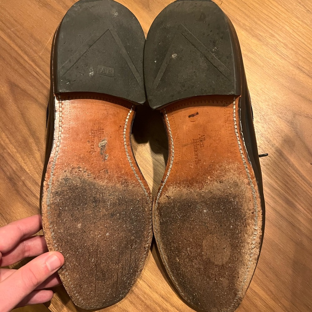 Allen Edmonds Black Leather Oxfords - Picture 6 of 7